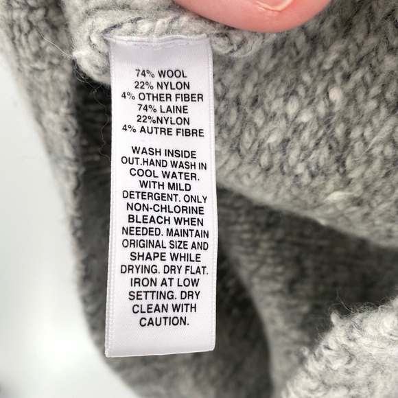 SAKS FIFTH AVE - Cowl Neck Cap Sleeve Wool Top - Picture 6 of 7